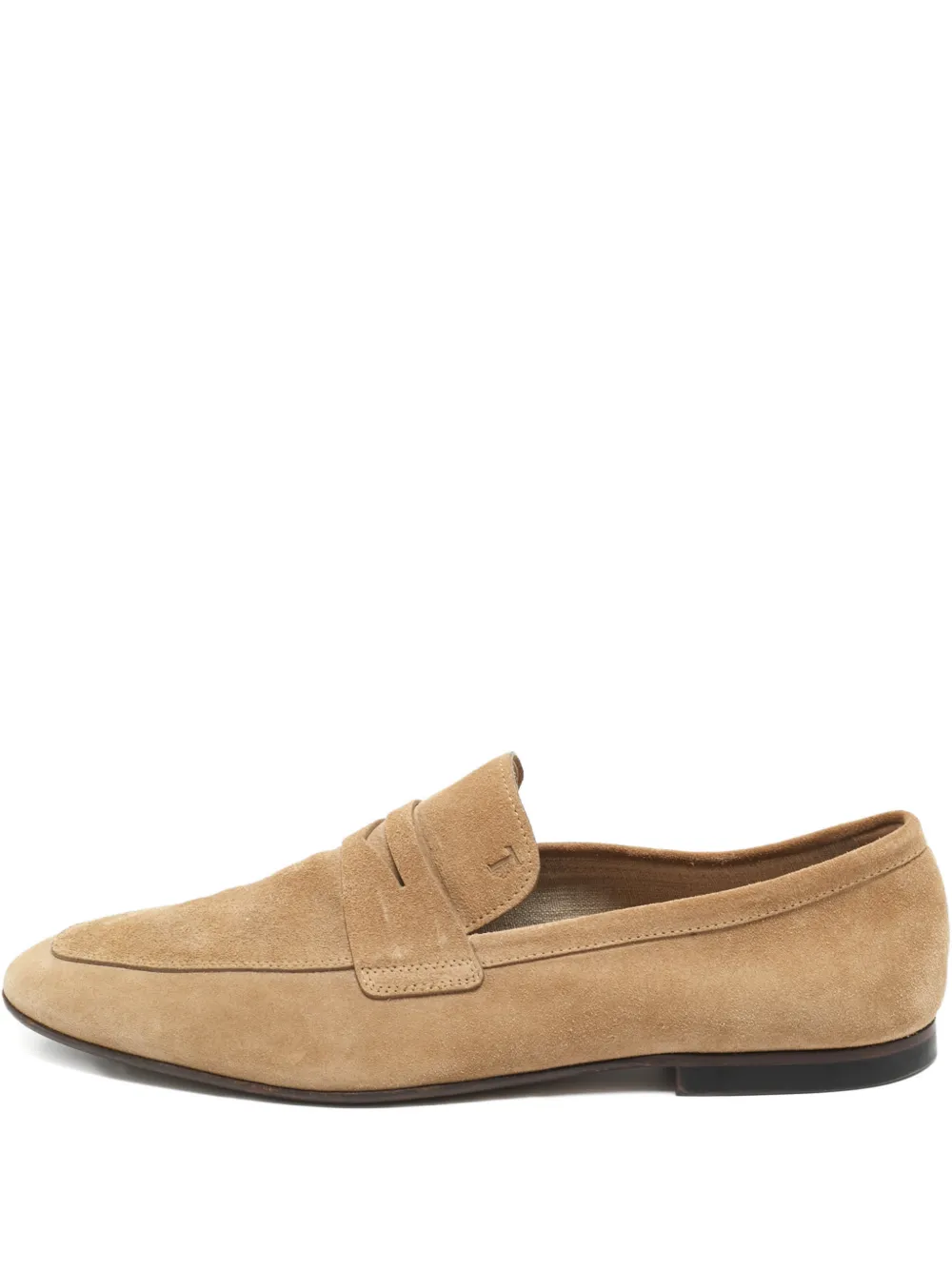 Tod's Vintage suede penny loafers - Marrone