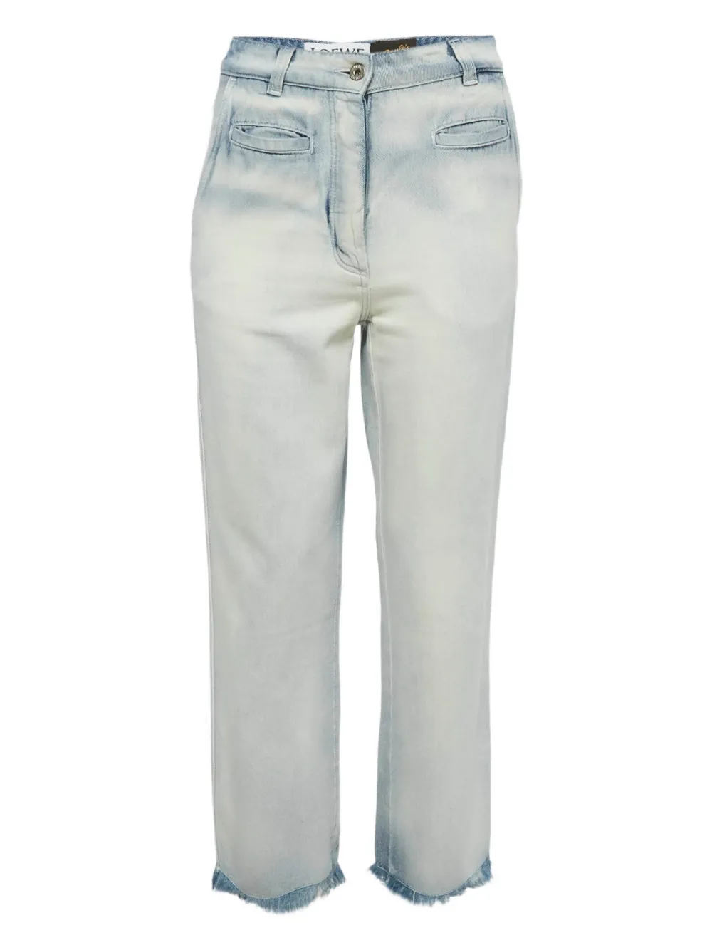 Loewe Pre-Owned raw-edge jeans | Blue | Image 1