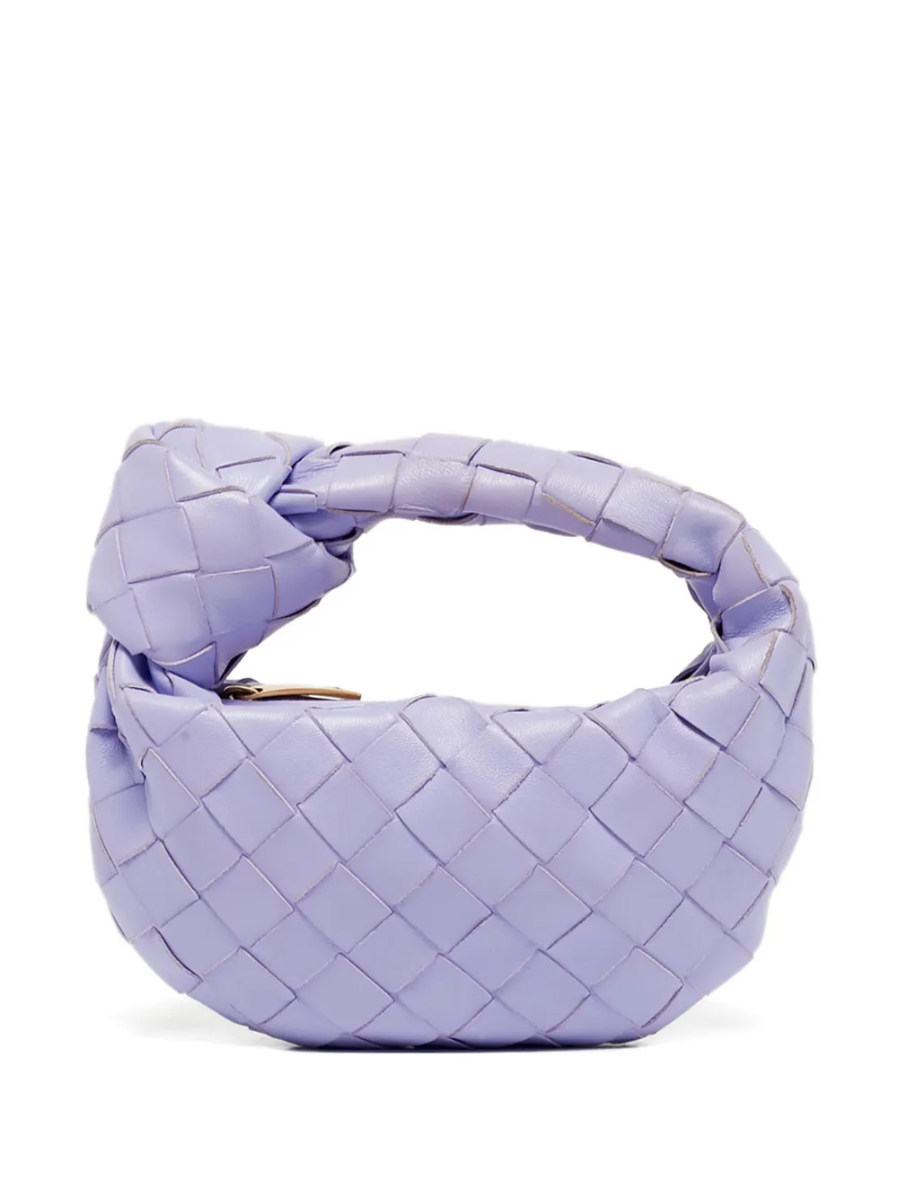 Bottega Veneta Pre-Owned micro Candy Jodie woven leather handbag - Viola