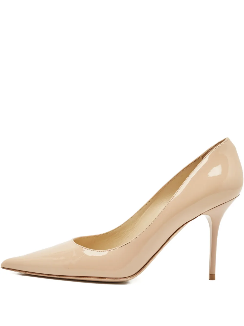 Jimmy Choo Pre-Owned Romy pointed-toe heeled pumps | Neutrals | Image 1