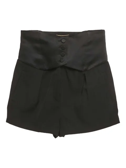 Saint Laurent Pre-Owned satin buttons trousers