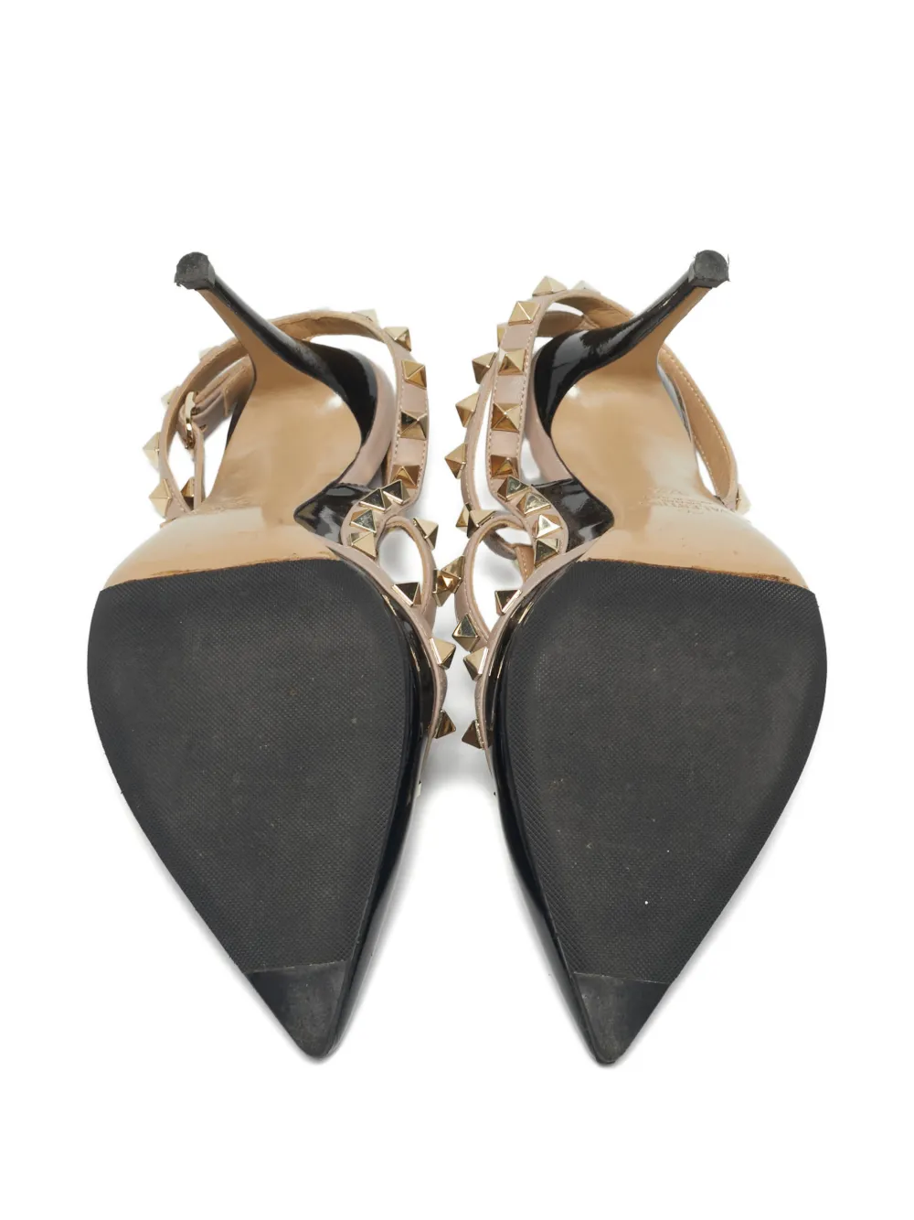 Valentino Garavani Pre-Owned Rockstud leather pumps - Zwart