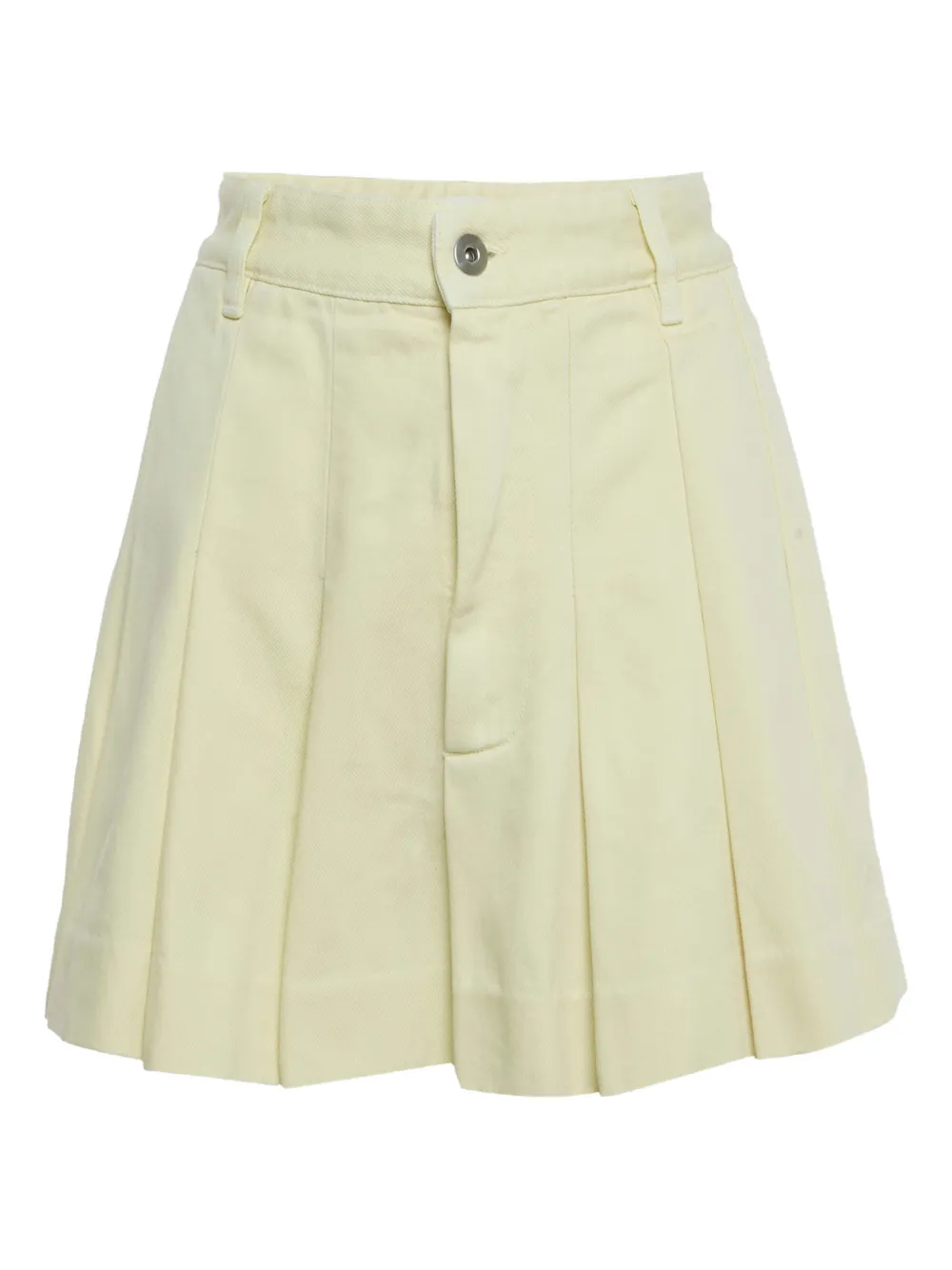 Bottega Veneta Pre-Owned pleated mini skirt - Giallo