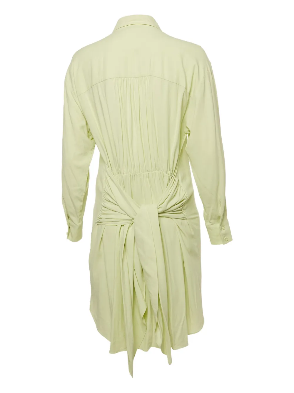 Maje layered button mini dress - Groen