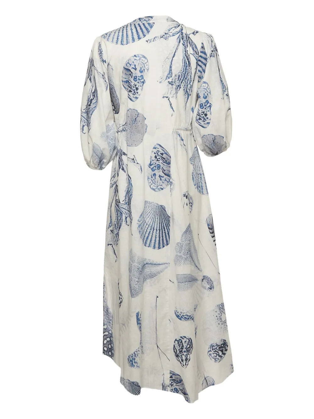 AllSaints abstract-print buttoned dress | Image 2