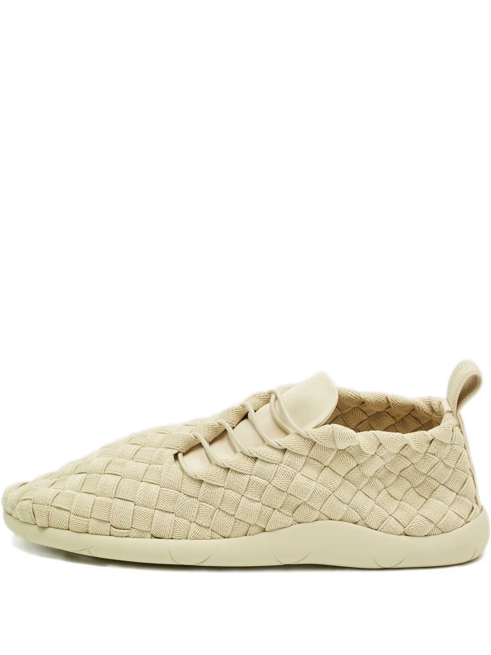 Bottega Veneta Pre-Owned intercciato-pattern sneakers | Neutrals | Image 1