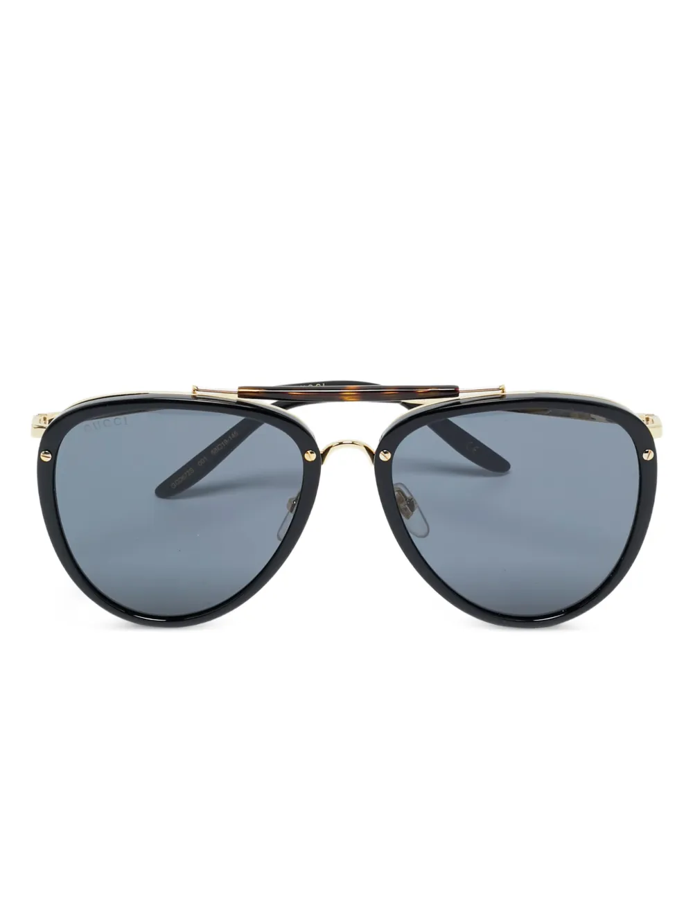Gucci Pre-Owned pilot-frame sunglasses - Nero