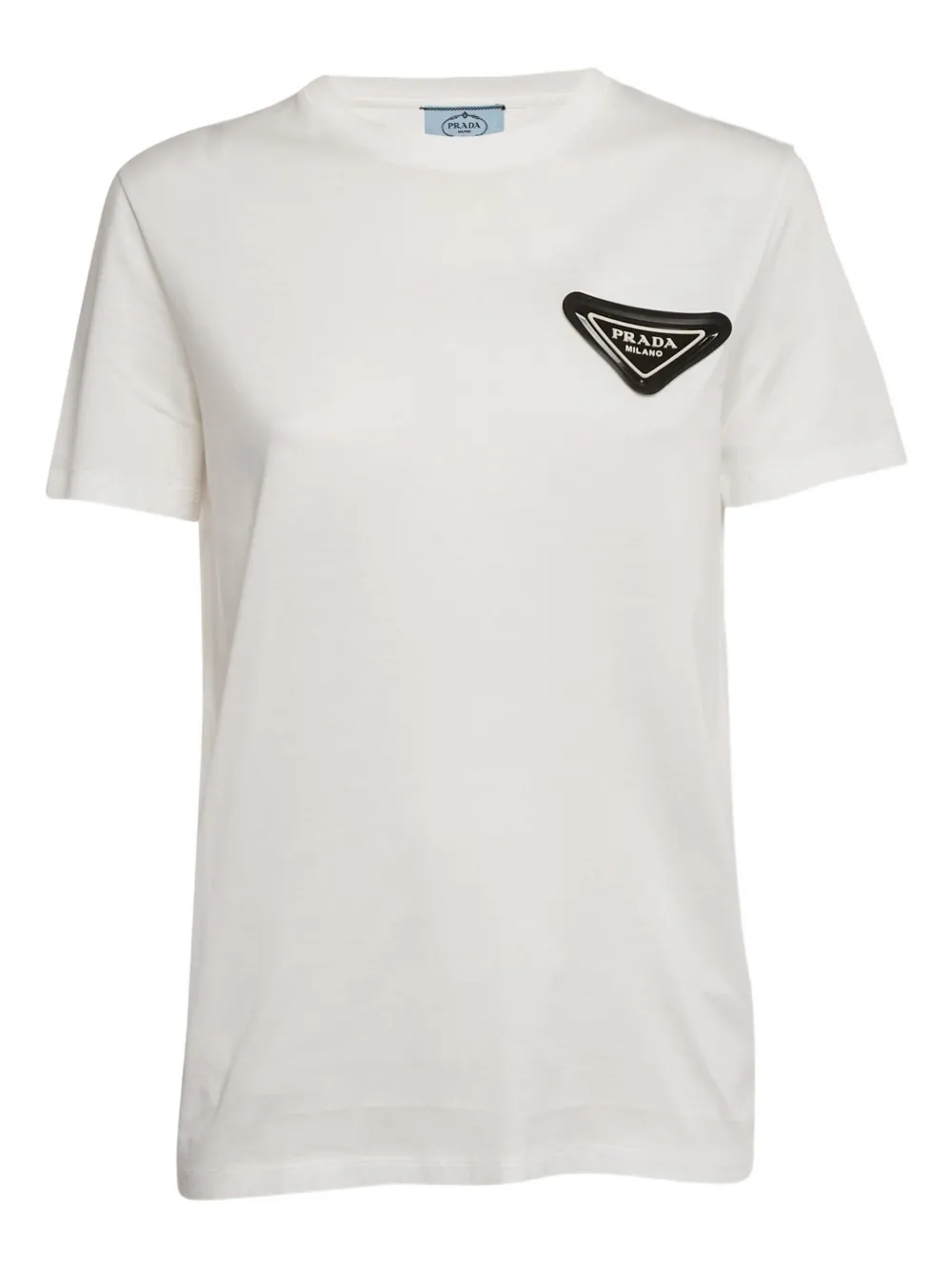 Prada Pre-Owned playera con logo triangular | blanco | Image 1