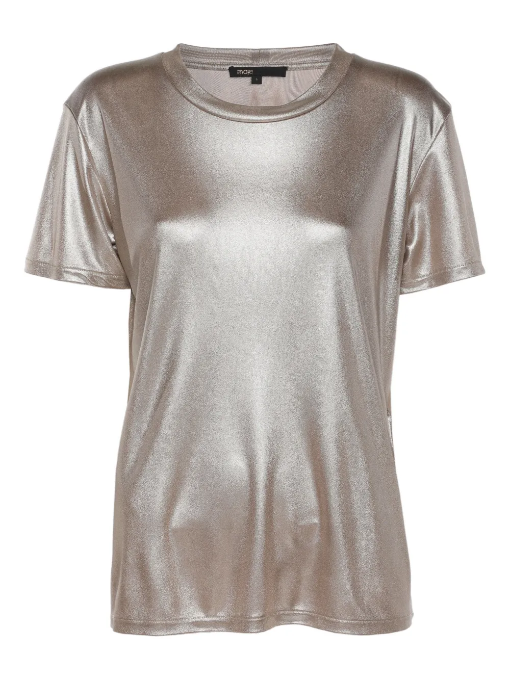 Pre-owned Maje Knit T-shirt In Neutral