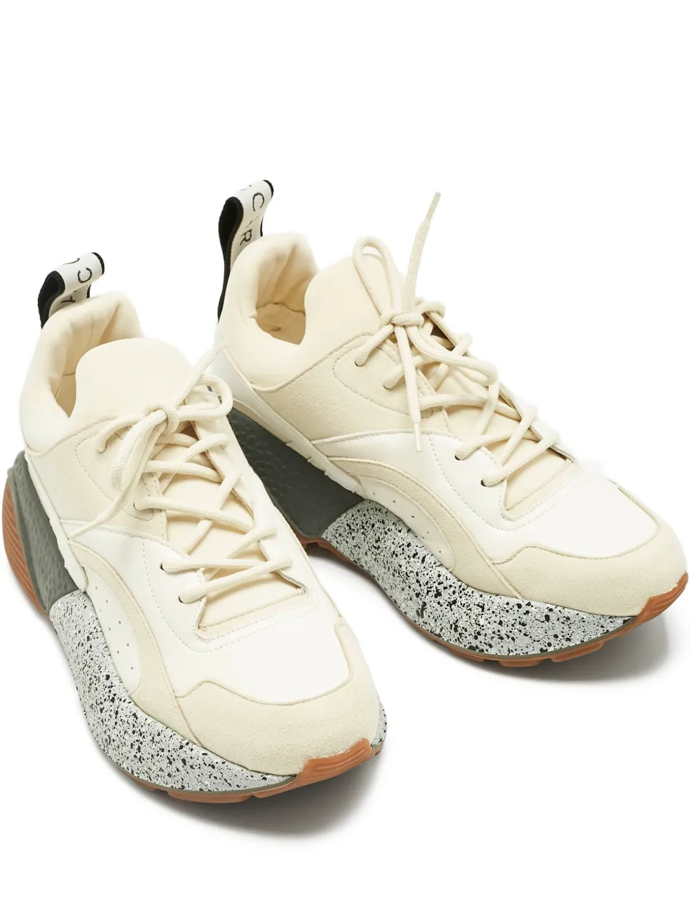 Stella McCartney Pre-Owned Eclypse speckled-sole sneakers - Nude