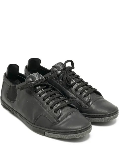 Louis Vuitton Pre-Owned logo leather trainers
