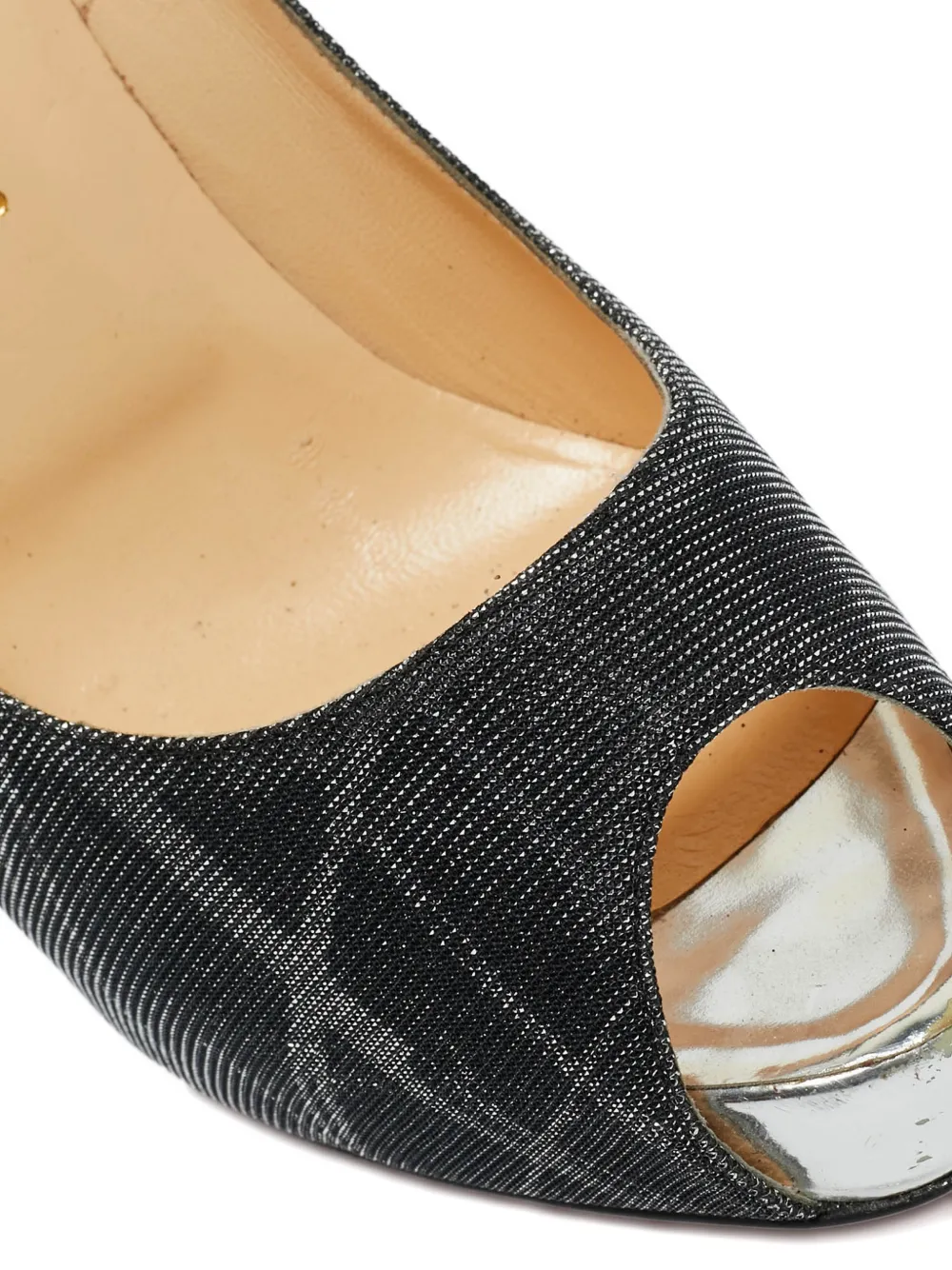 Christian Louboutin Pre-Owned escarpins New Very Prive à plateforme à bout ouvert | Image 2