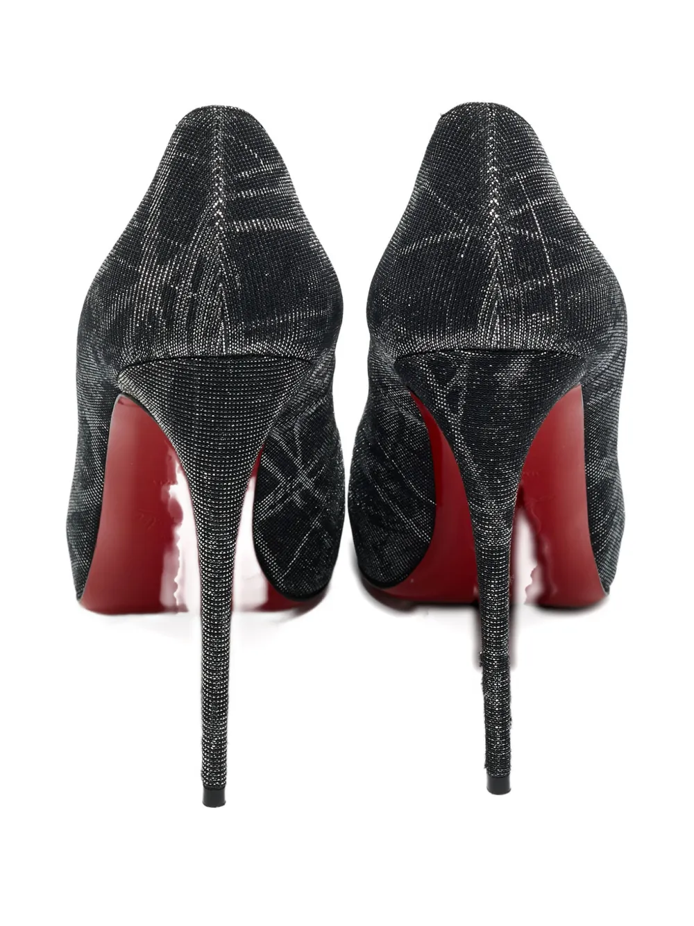 Christian Louboutin Pre-Owned New Very Prive platform peep-toe pumps - Zwart