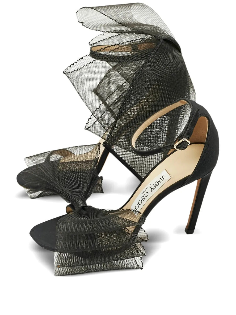 Jimmy Choo Pre-Owned bow-detail sandals | Black | Image 1