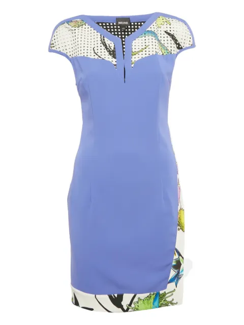 Just Cavalli perforated-detail dress