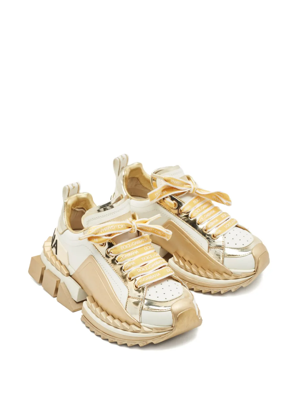 Dolce & Gabbana Pre-Owned Super King chunky-sole sneakers - Goud