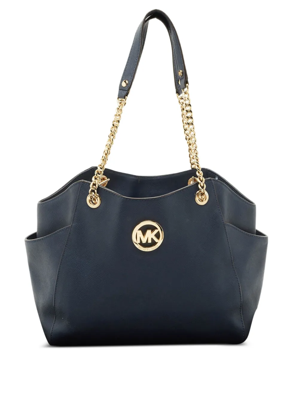 Michael Kors Jet Set leather tote bag - Blu