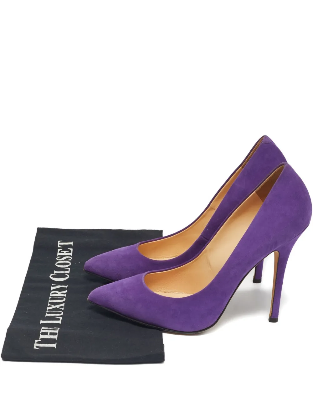Giuseppe Zanotti Vintage pointed-toe suede pumps - Viola