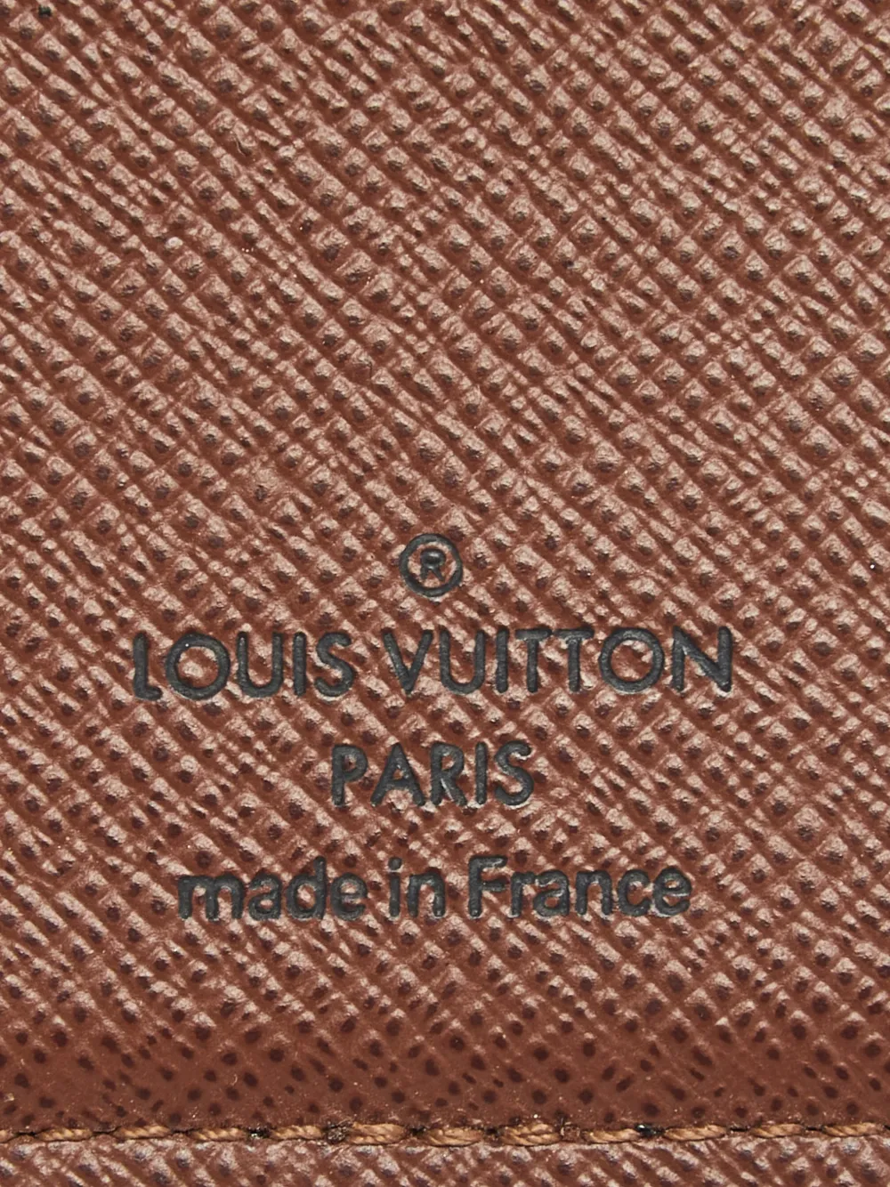 Pre-owned Louis Vuitton Monogram Pocket Organiser In Brown