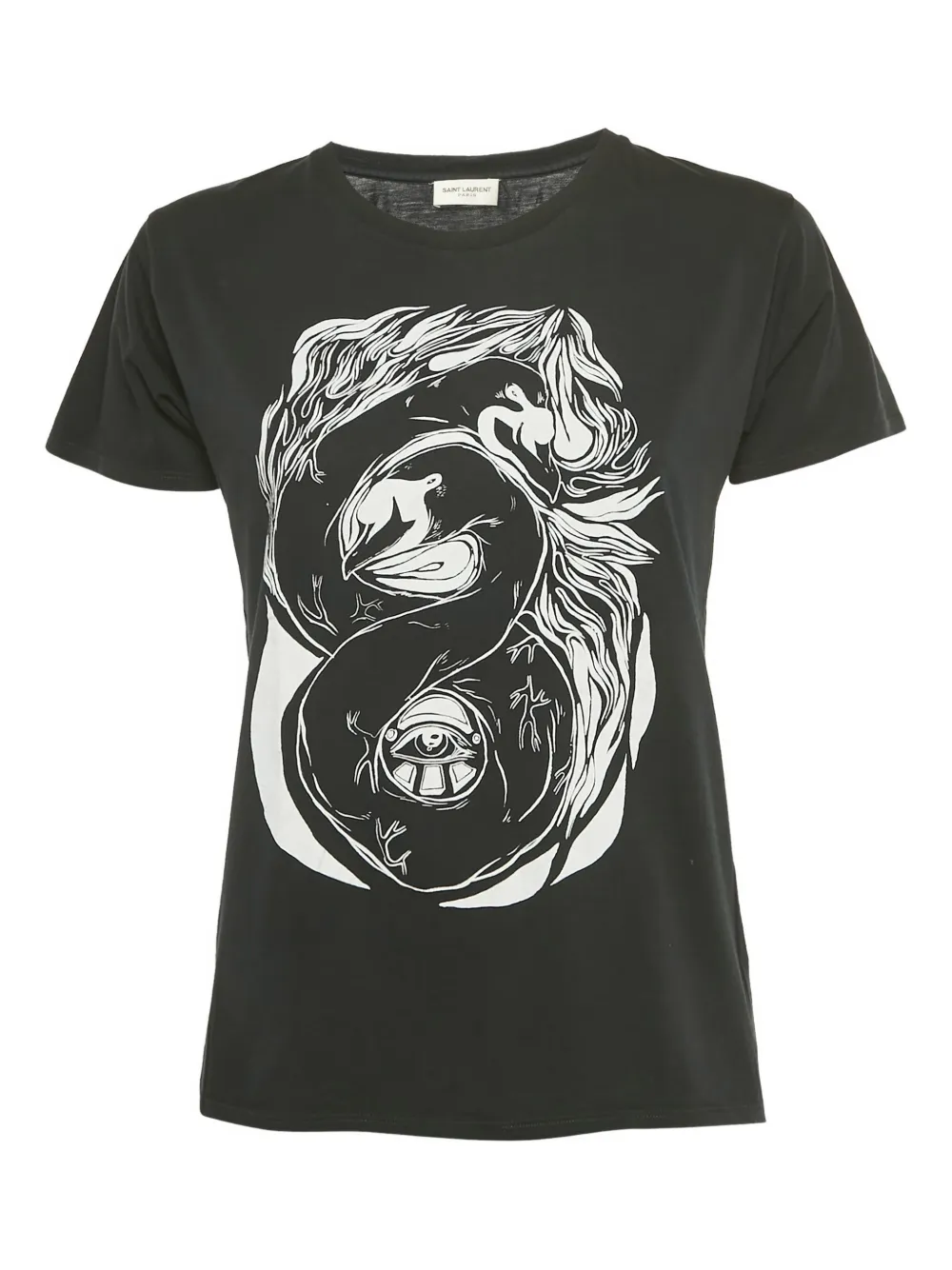 Saint Laurent Pre-Owned x Grimmes graphic-Print T-shirt | noir | Image 1