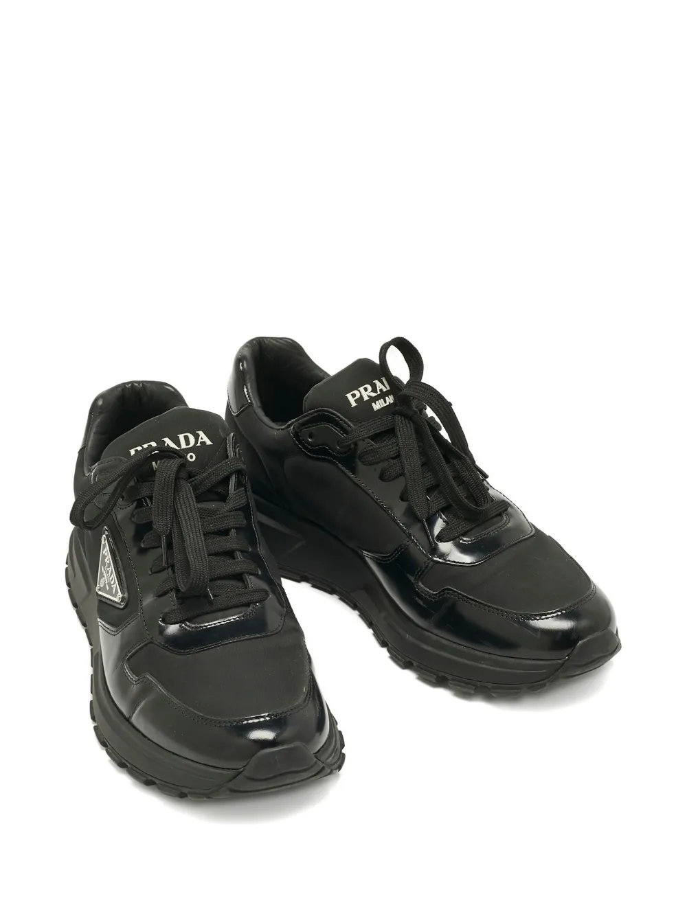 Prada Pre-Owned baskets en cuir à lacets | Image 2