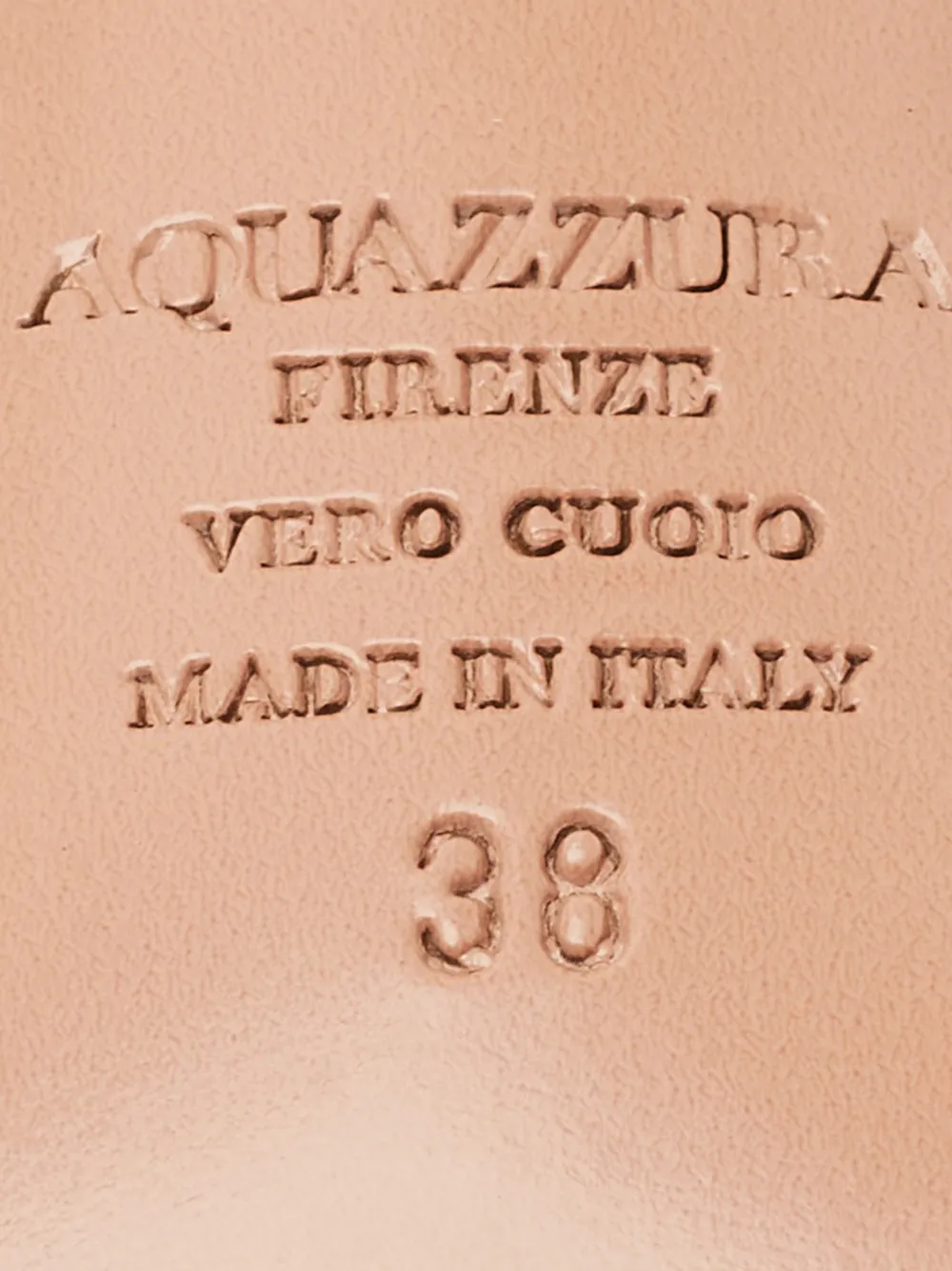 AQUAZZURA Pre-owned Crisscross Block Heel Sandals In Gold