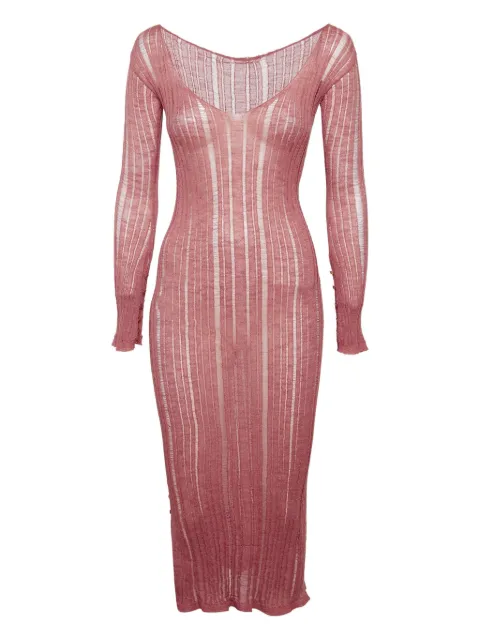 Cult Gaia ribbed midi dress