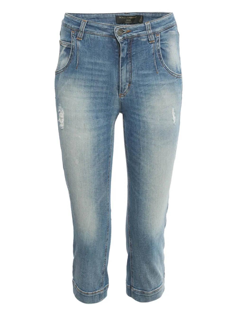 Dolce & Gabbana Pre-Owned Jeans Capri - Blu