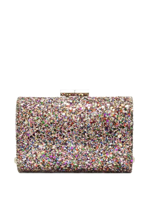 Jimmy Choo Pre-Owned mini tube glitter clutch bag