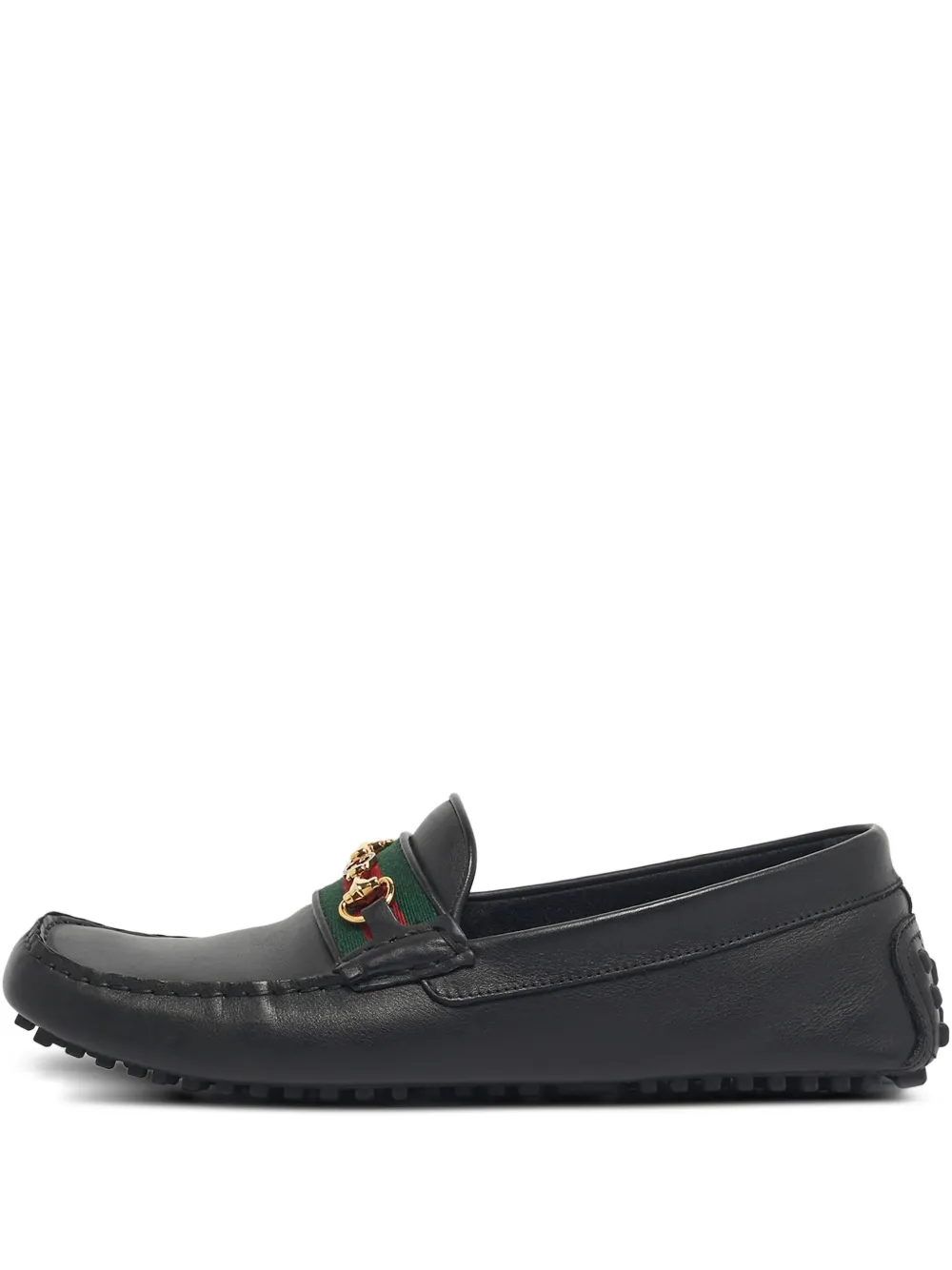 Gucci Pre-Owned web-detail loafers | negro | Image 1
