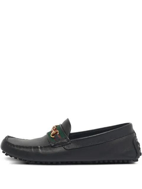 Gucci Pre-Owned web-detail loafers