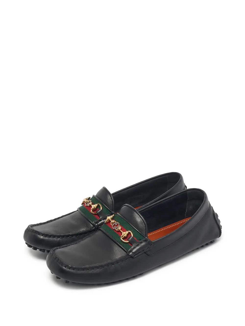 Gucci Pre-Owned web-detail loafers | Image 2