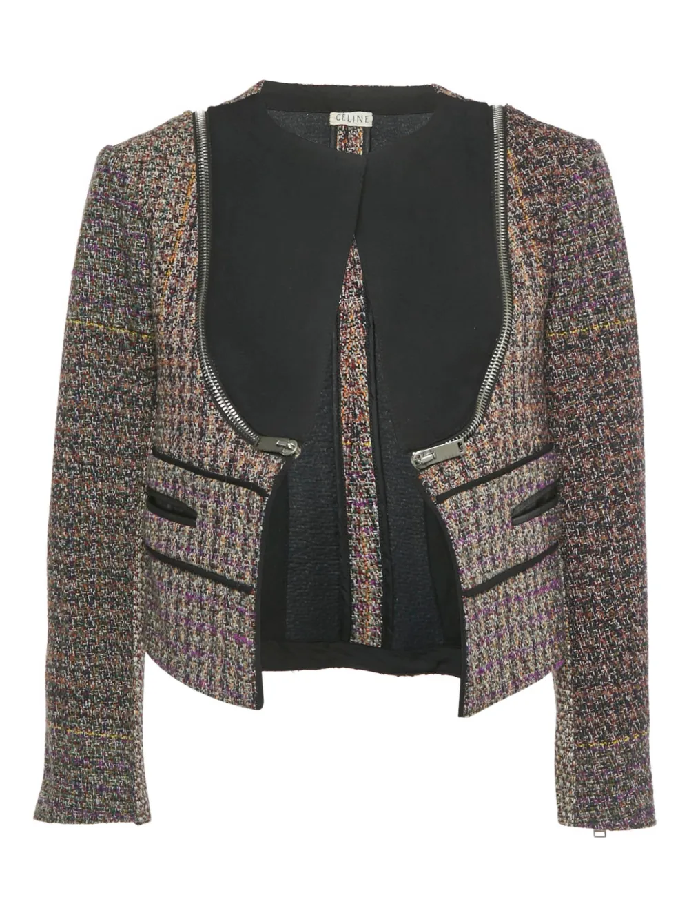 Celine Pre-Owned zip-up jacket | Black | Image 1