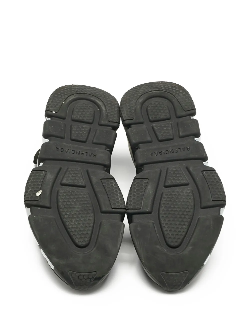 Balenciaga Pre-Owned Stretch fabric high top sneakers - Zwart