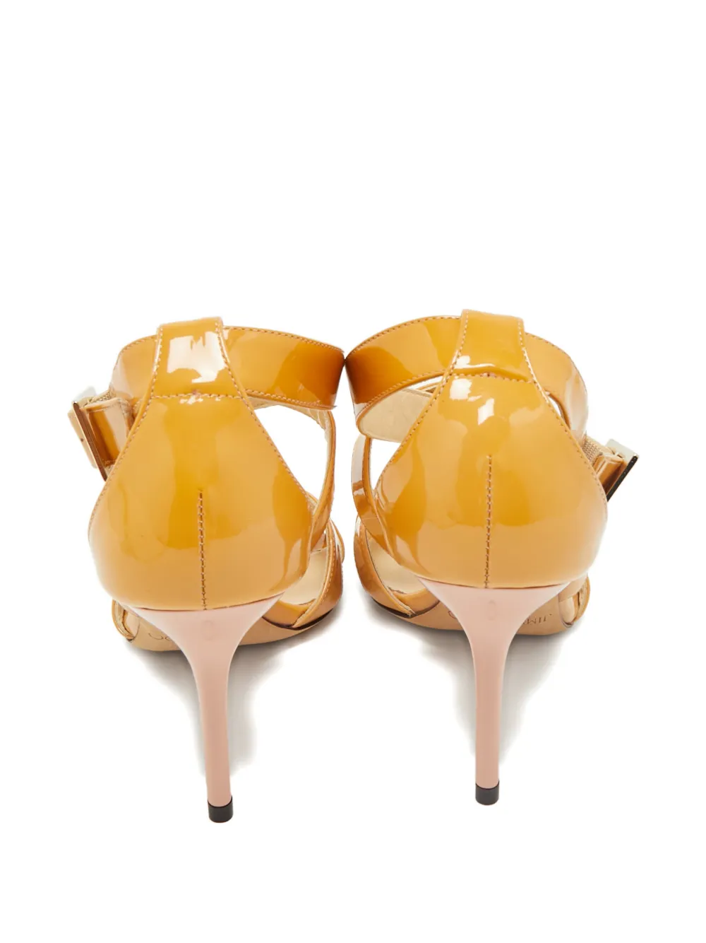 Jimmy Choo Pre-Owned buckle-detail sandals - Bruin