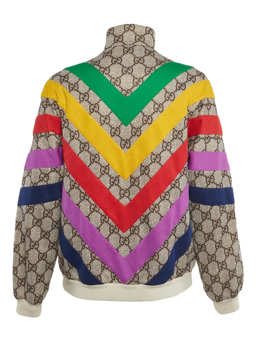 Gucci Pre-Owned monogram-pattern zip-up bomber jacket | Image 2