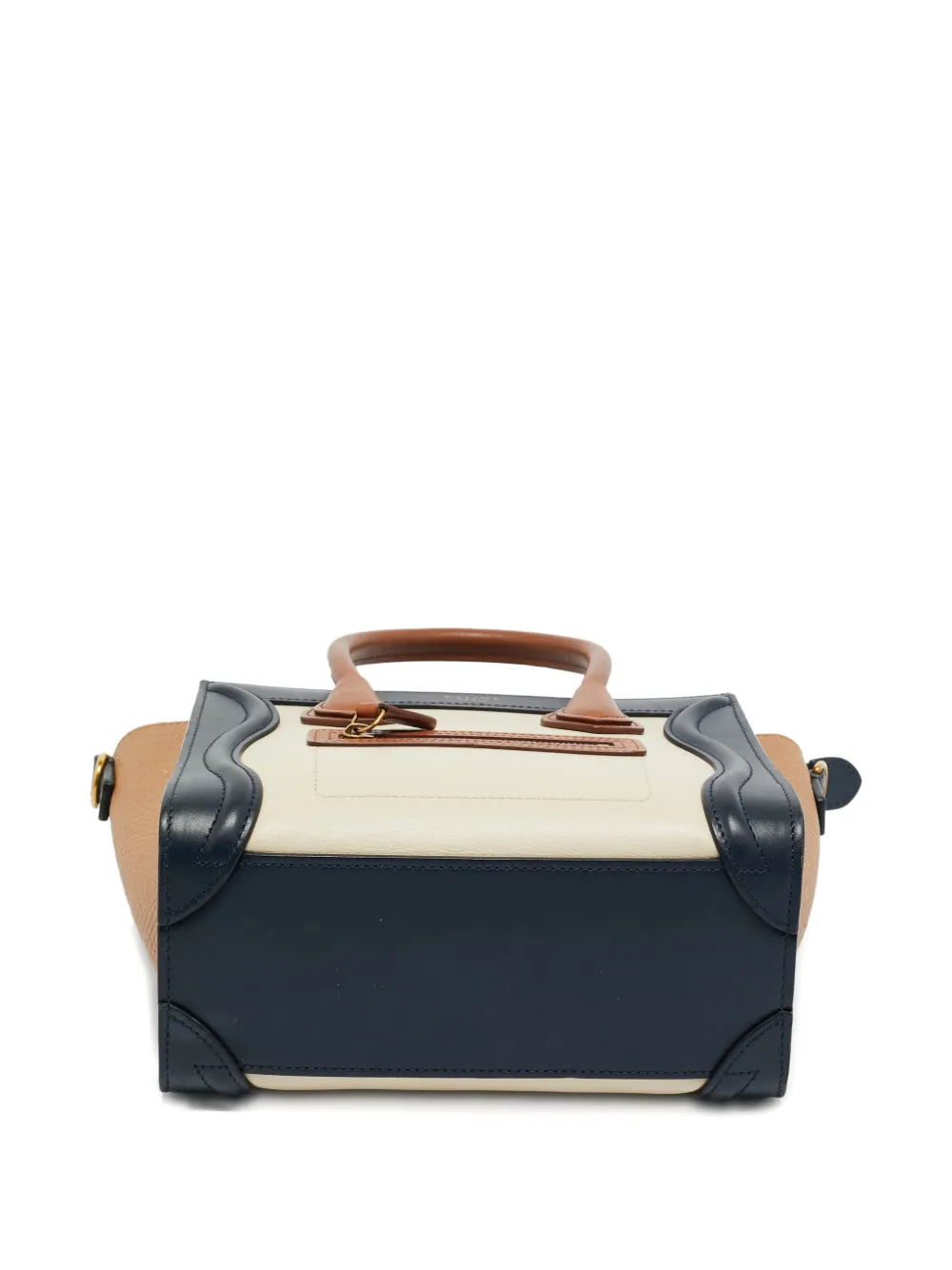 Celine Pre-Owned nano leather tote bag - Beige