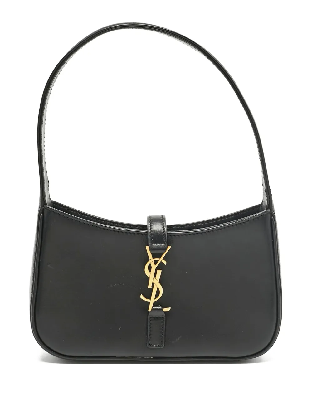 Saint Laurent Pre-Owned Borsa a spalla Le 5 À 7 mini in pelle 2022 - Nero