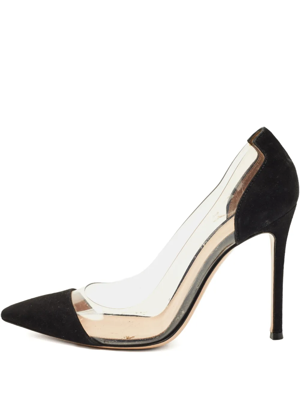 Gianvito Rossi 37 Plexi pointed pumps (11 cm) - Bianco