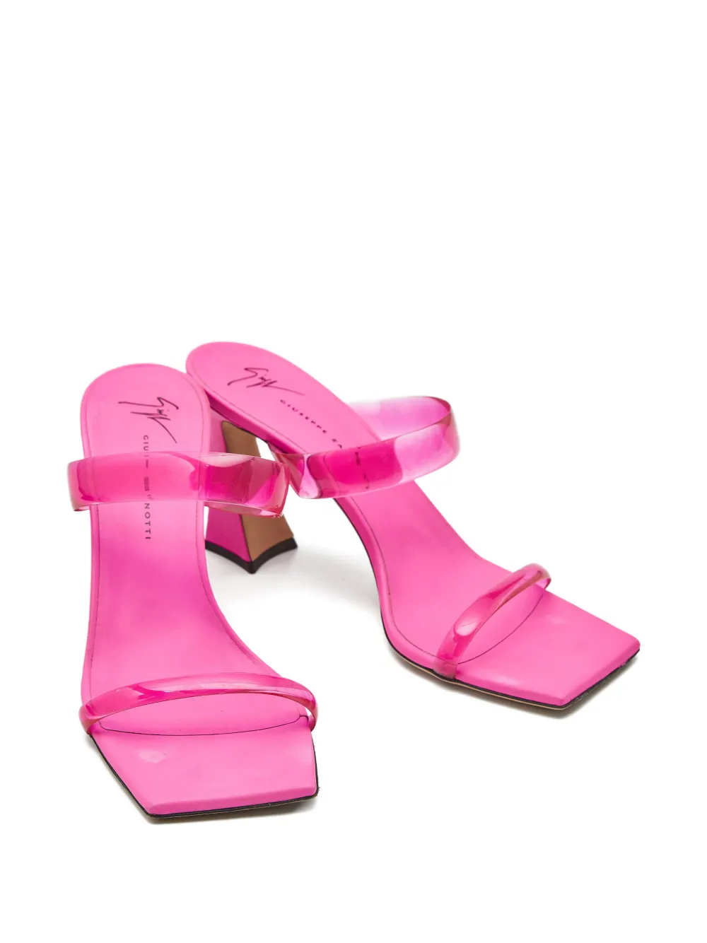 Giuseppe Zanotti square-toe heeled sandals - Rosa
