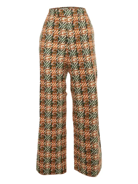 Gucci Pre-Owned patterned cotton trousers