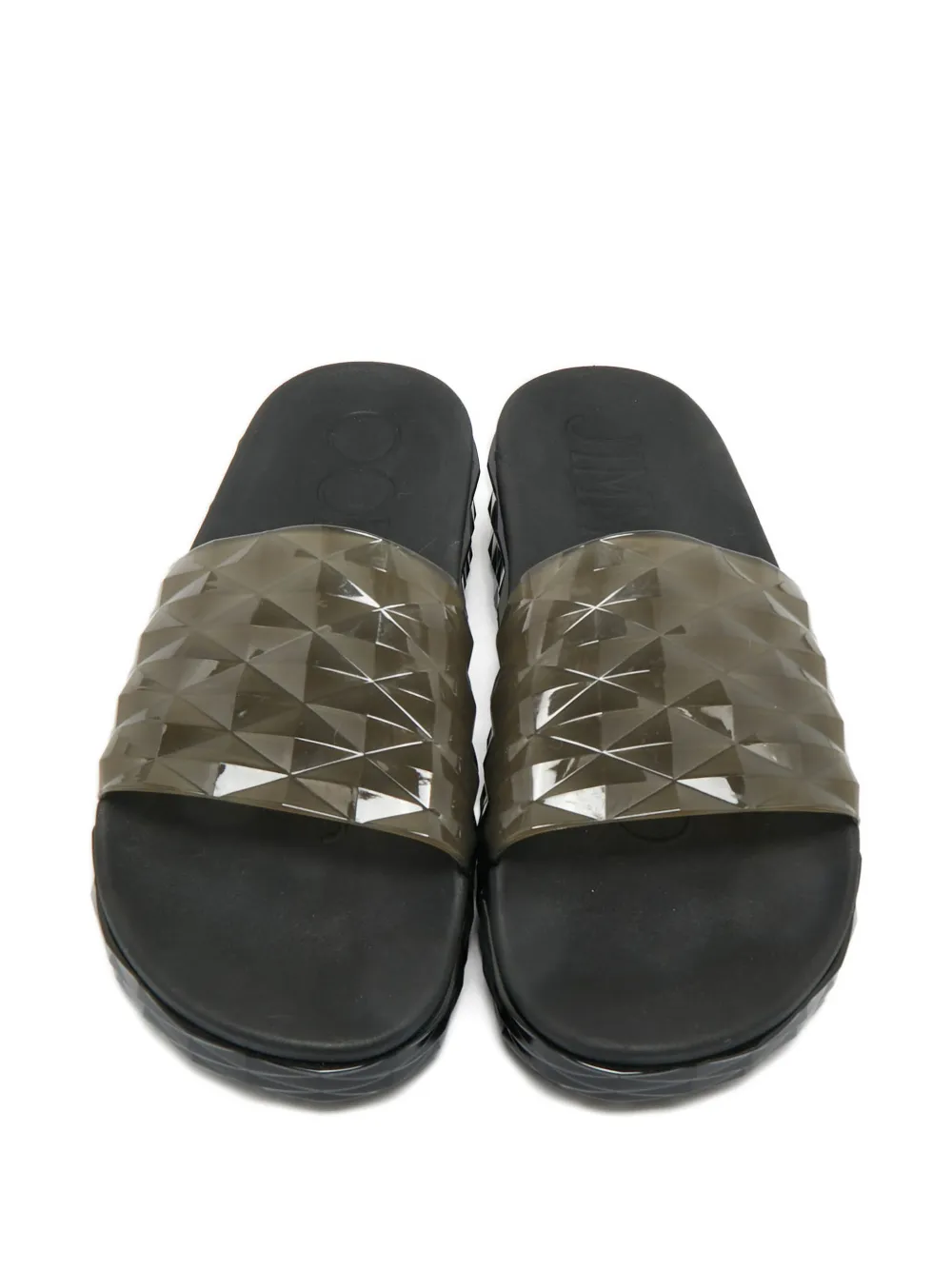 Jimmy Choo Pre-Owned diamond-patterned slides | Image 2