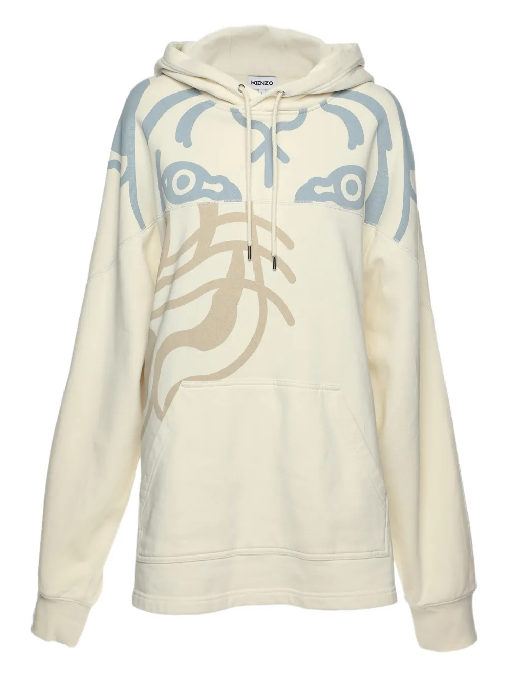 Pre-owned Kenzo Knit Print Sweatshirt In Neutral