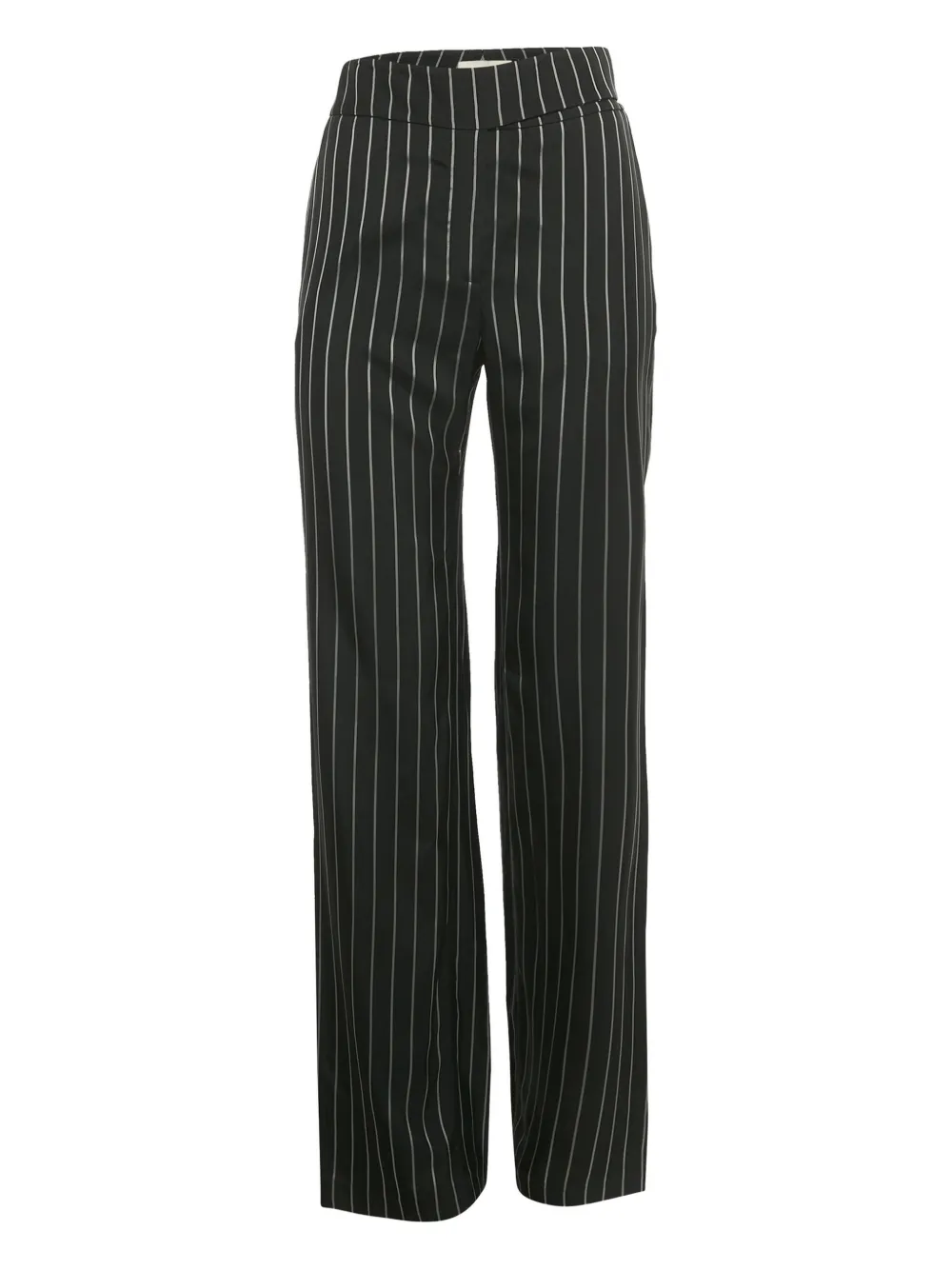 Alexandre Vauthier striped crepe trousers - Nero