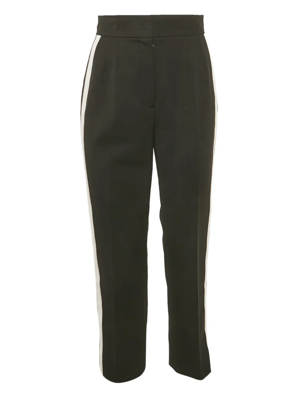 Dolce & Gabbana Pre-Owned Pantaloni in gabardine a righe - Nero