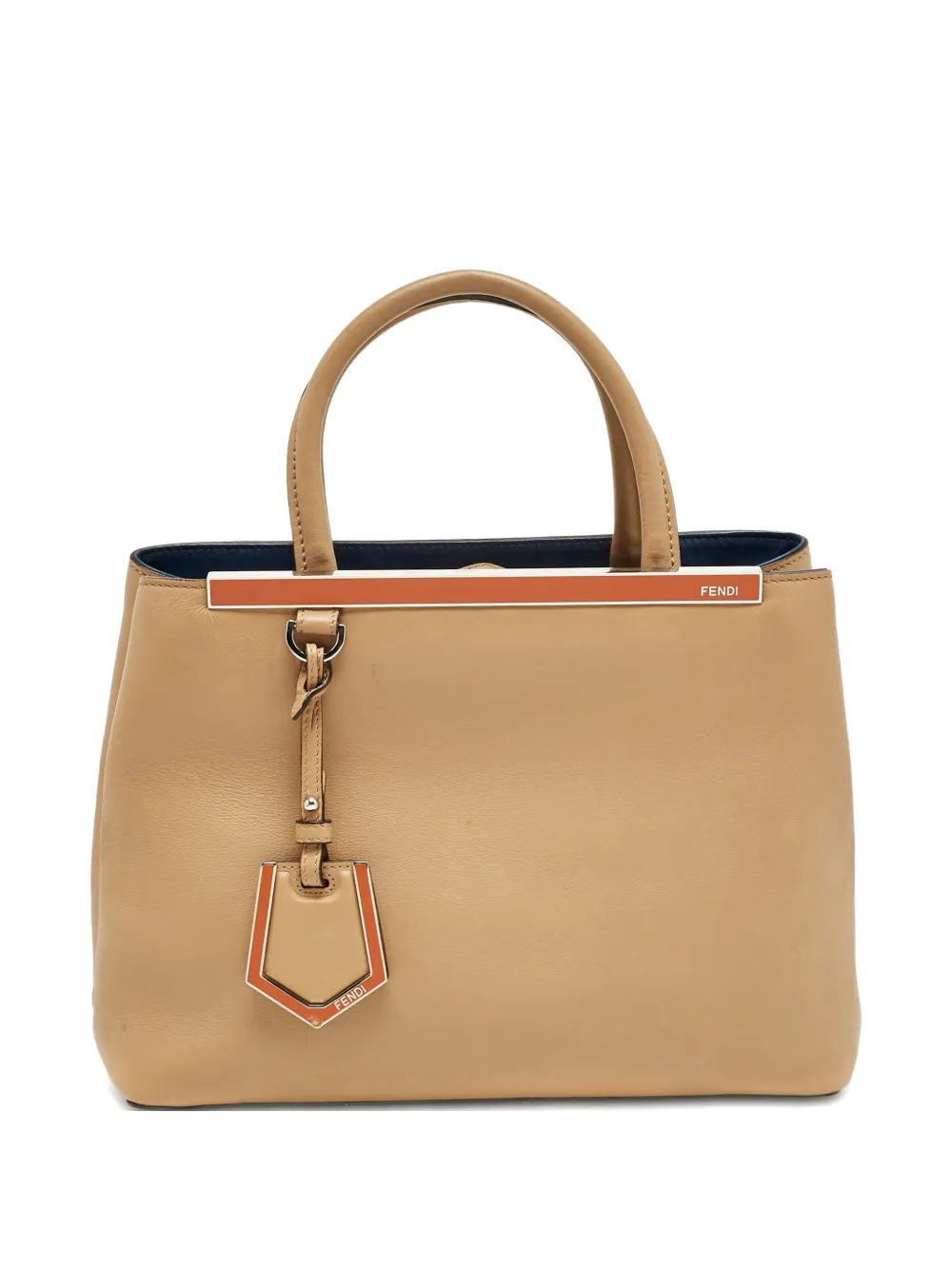 Fendi Pre-Owned Borsa tote 2Jours in pelle - Toni neutri