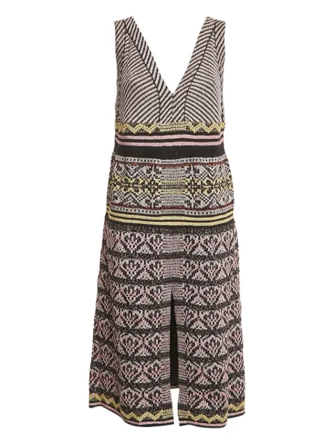 Missoni Pre-Owned knit V-neck midi dress