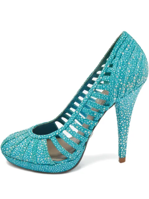 Versace Pre-Owned cut-outs platform pumps