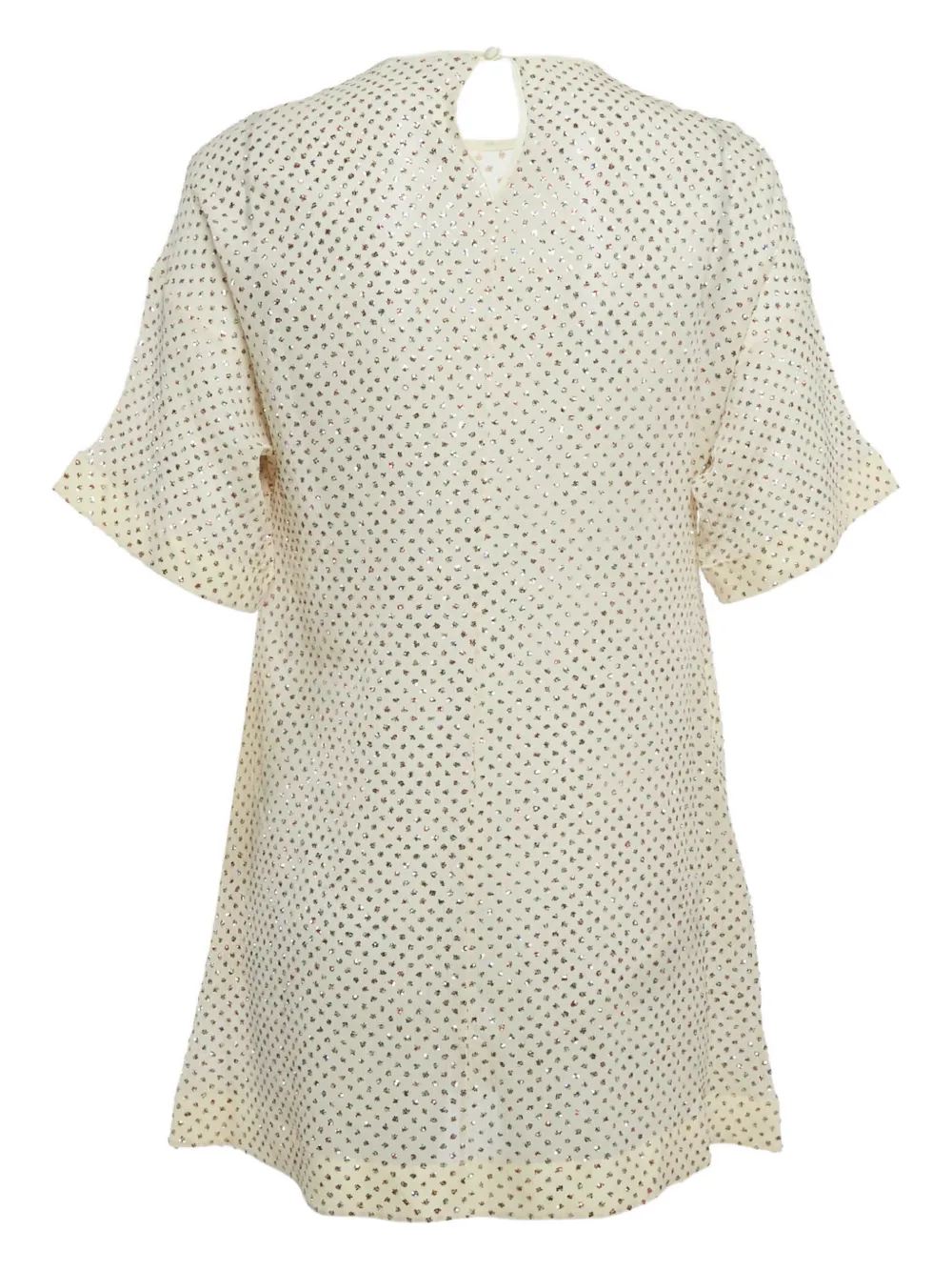 Valentino Garavani Pre-Owned polka-dot mini dress - Beige