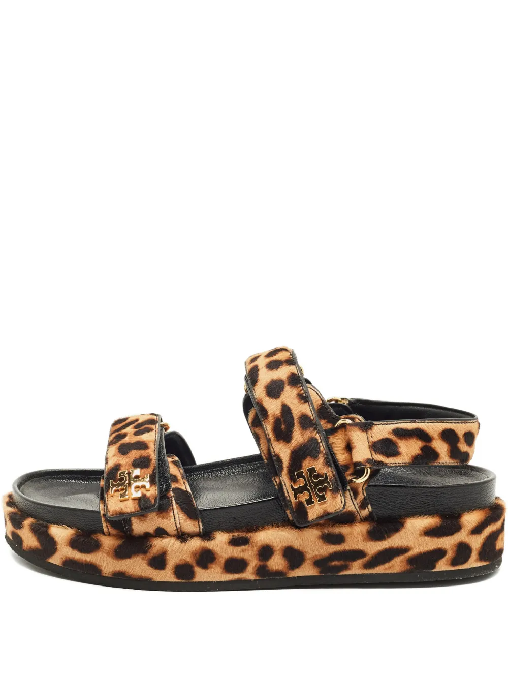 Tory Burch leopard-printed sandals | Brown | Image 1
